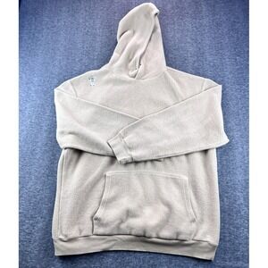 Barstool Sports Hoodie Astronaut Logo Size 3XL Beige Fleece Pullover